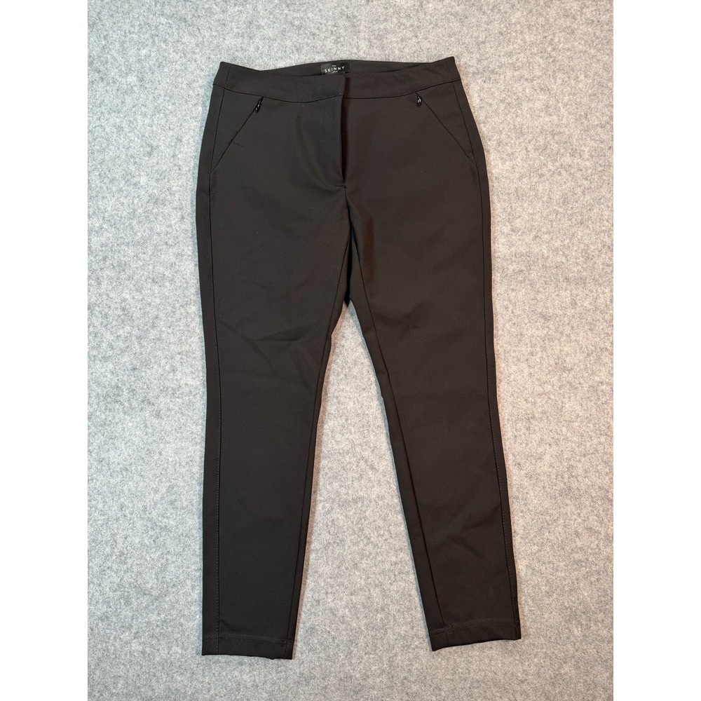 White House Black Market The Skinny Ankle Pants Black Size 4S Small Short 4